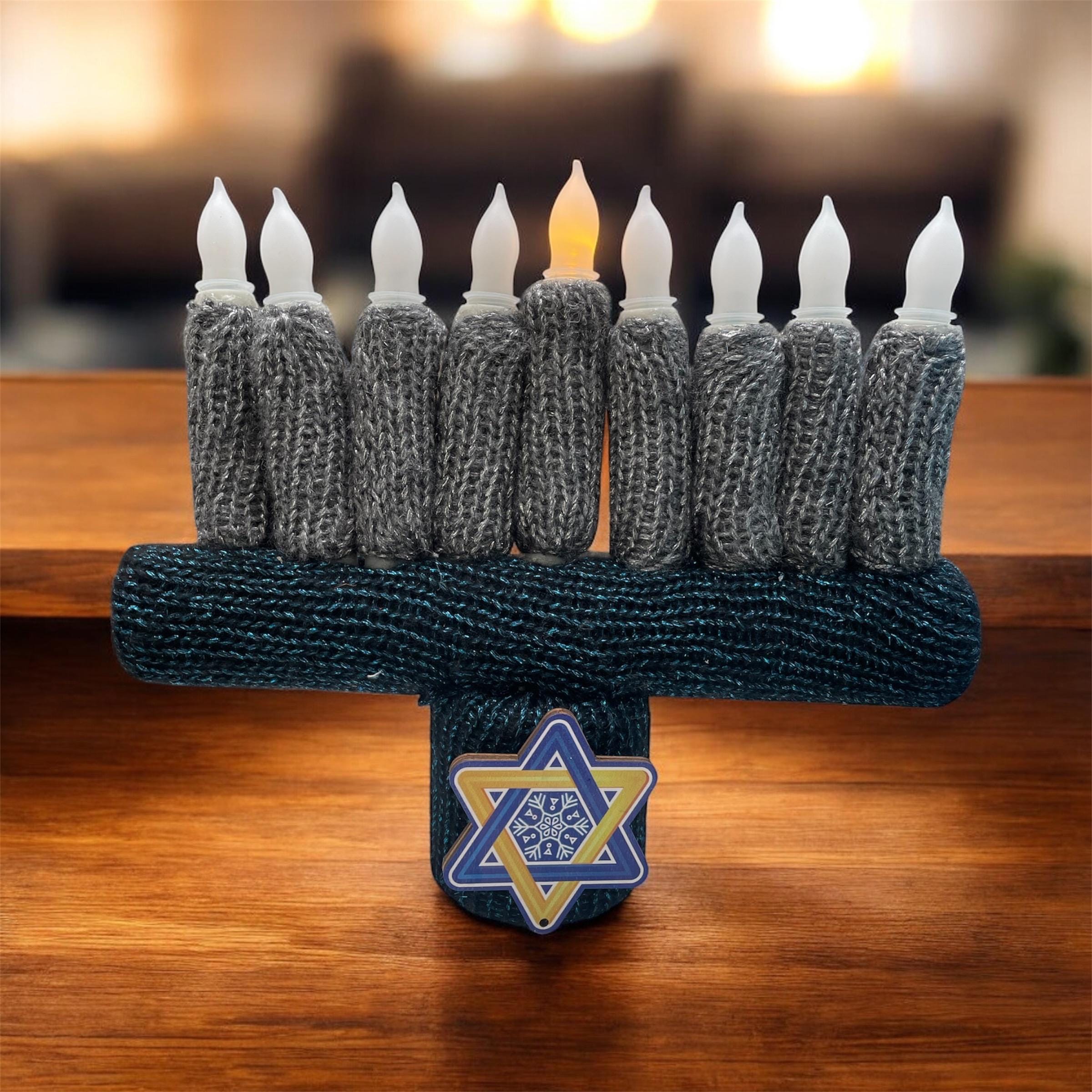 handmade menorah