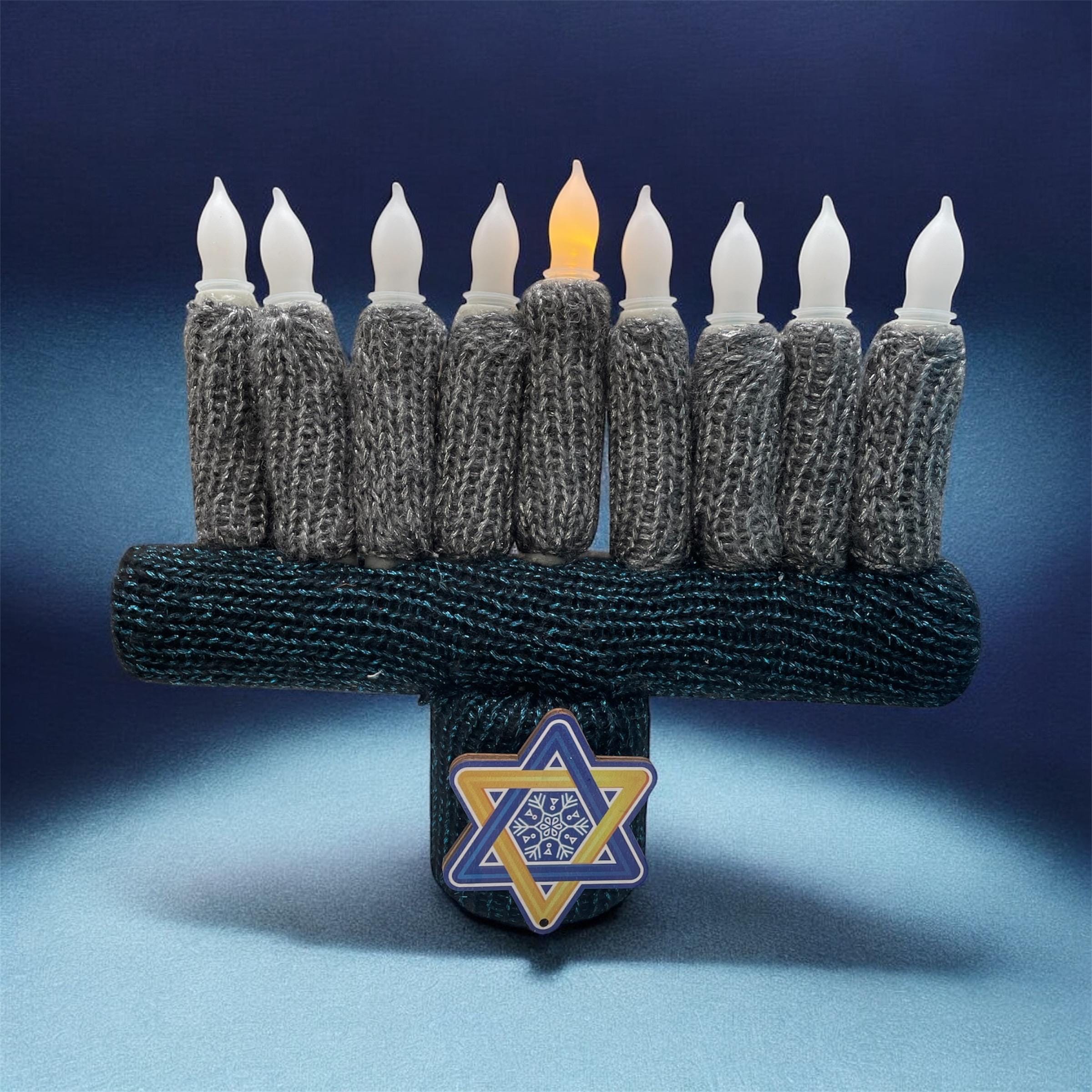 handmade menorah