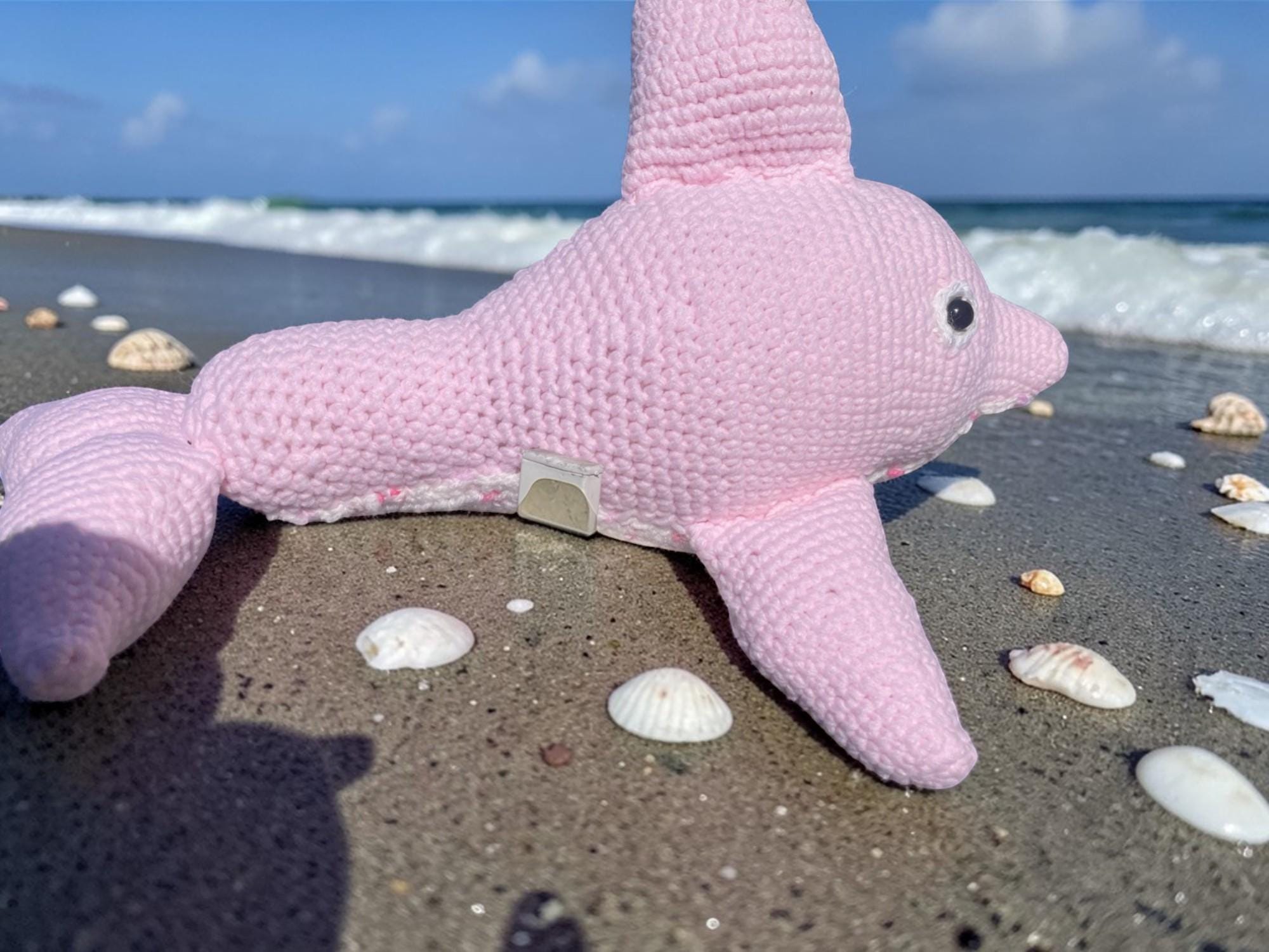 Handmade Crochet Dolphin Plush Toy