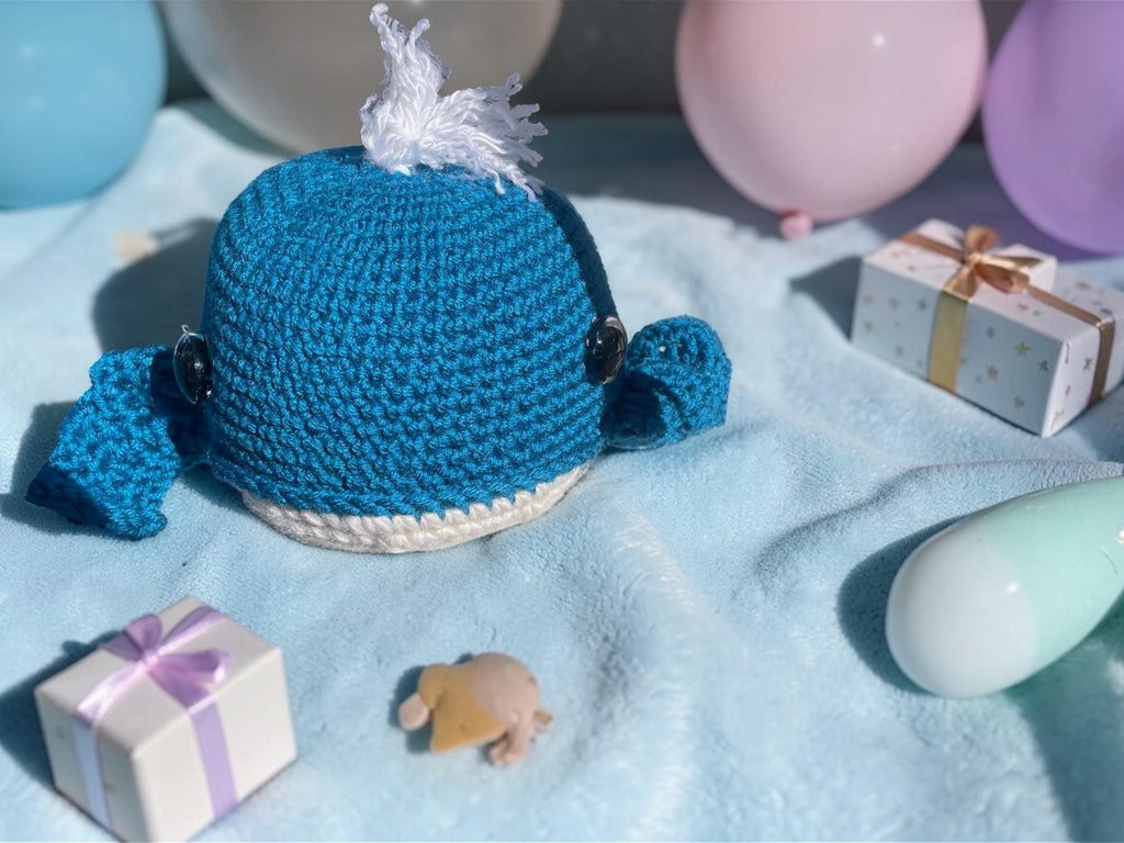 Handmade Crochet Whale Plush