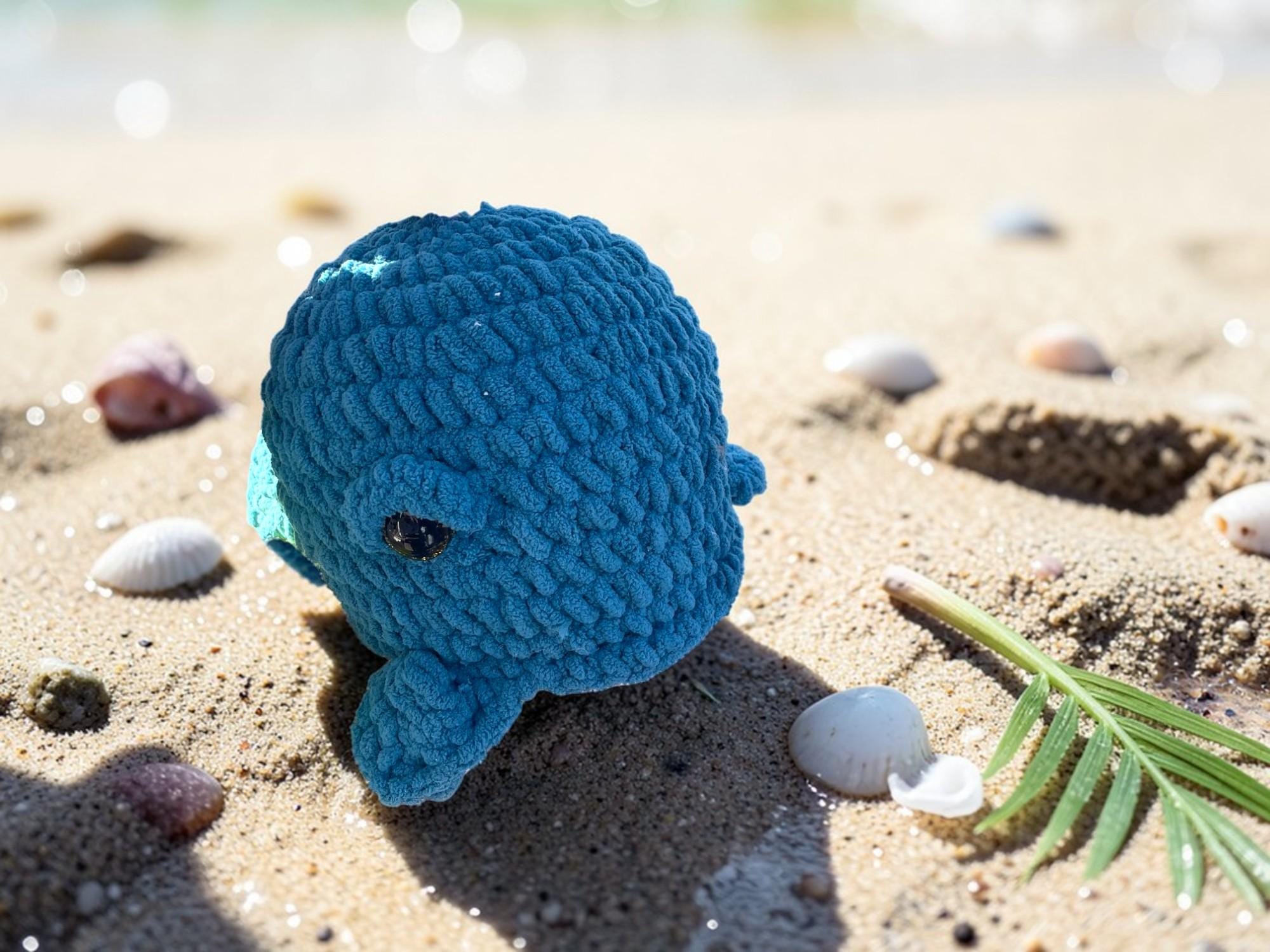 Handmade Crochet Whale Plush