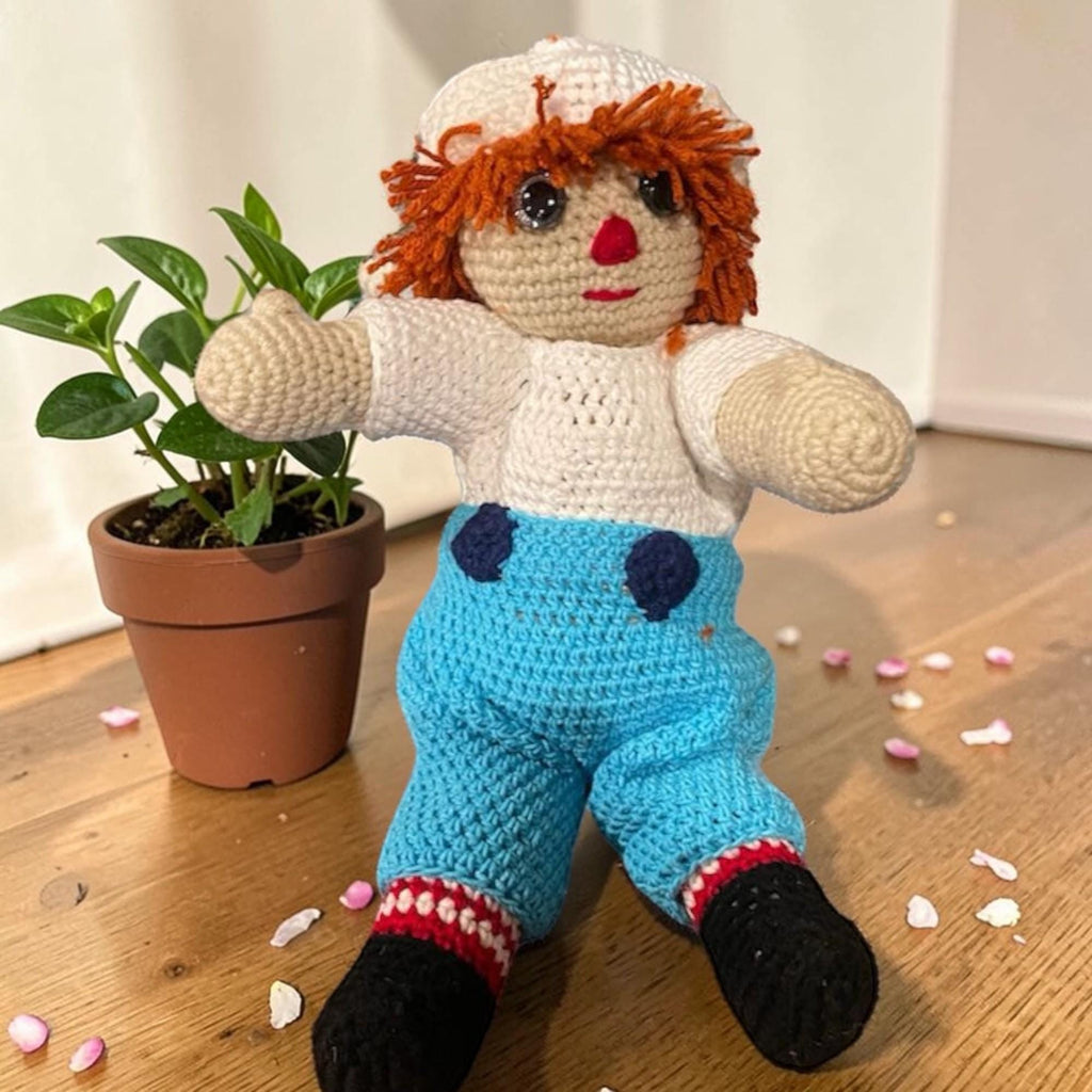 Raggedy Ann & Andy Inspired Crochet Dolls – A Timeless Keepsake