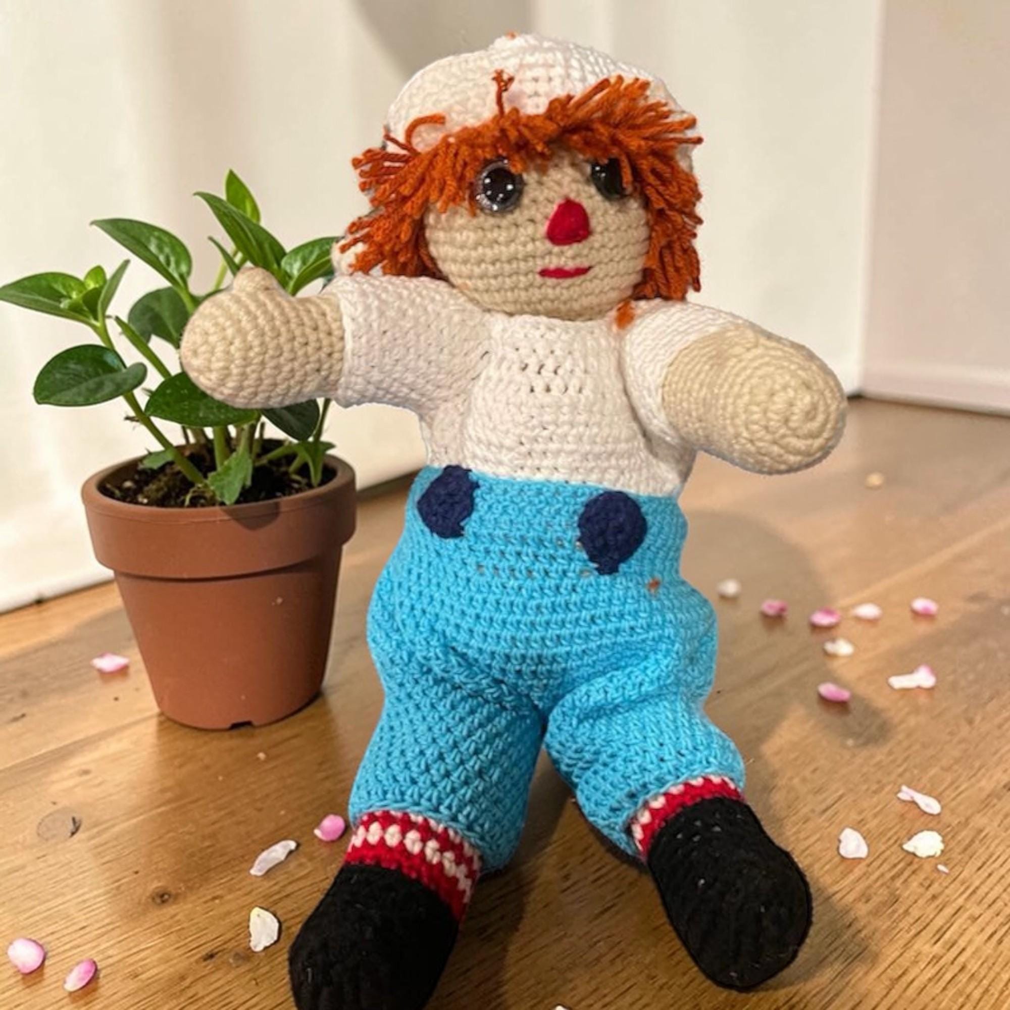 Raggedy Ann & Andy Inspired Crochet Dolls – A Timeless Keepsake